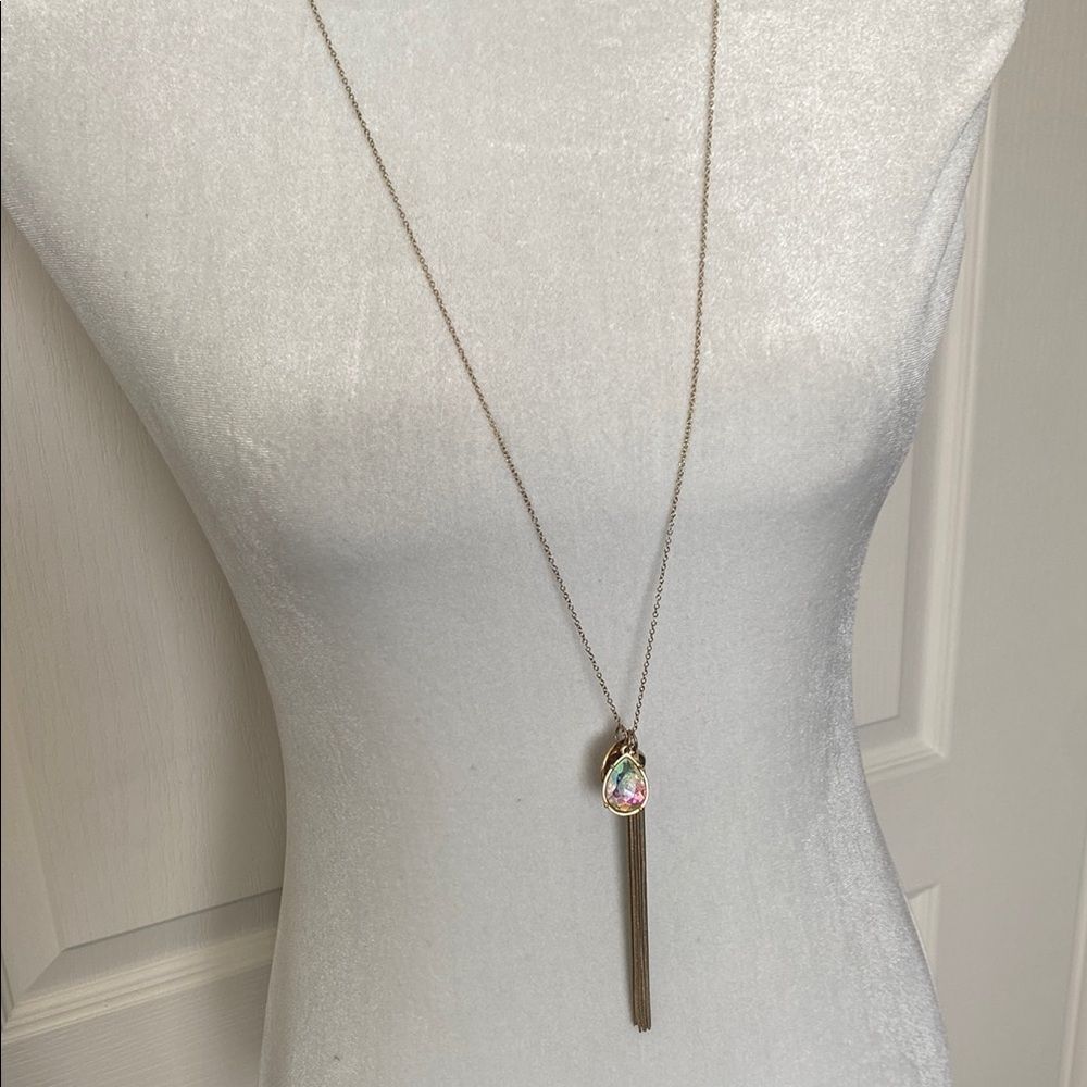 Bella & Jack Elegant Gold Pendant Long Layer Necklace